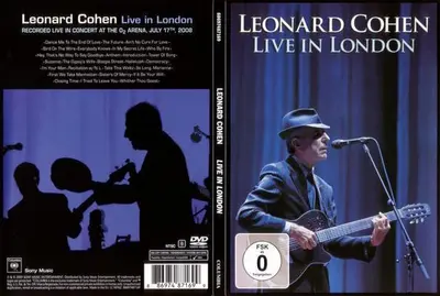 LEONARD COHEN - Live In London DVD