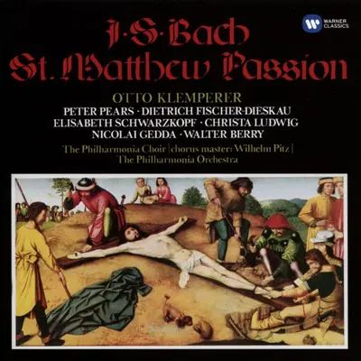 PHILHARMONIA CHOIR & ORCHESTRA, PEARS, KLEMPERER - Bach: St Matthew Passion CD