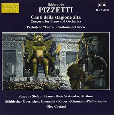 SUSANNA STEFANI, ROBERT-SCUMANN-PHILHARMONIC - Pizzetti: Canti Della Stagione Alta CD