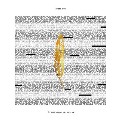 BEAR'S DEN - So That YOu Might Hear Me CD