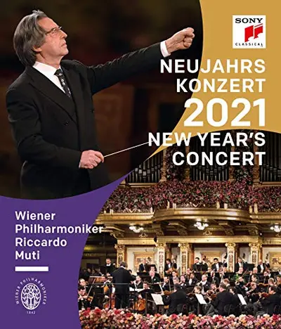 RICCARDO MUTI, WIENER PHILHARMONIKER - New Year's Concert 2021 BLU-RAY
