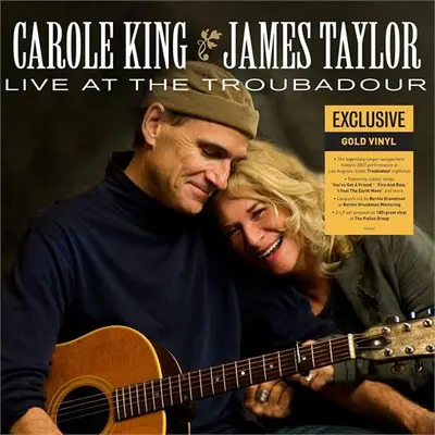 CAROLE KING & JAMES TAYLOR - Live At The Troubadour (Gold Vinyl) LP2