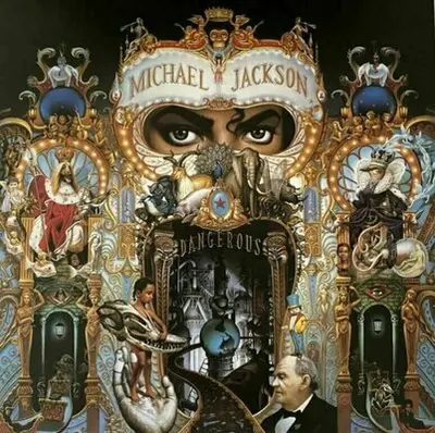 MICHAEL JACKSON - Dangerous (Red And Black Swirl Vinyl) LP2