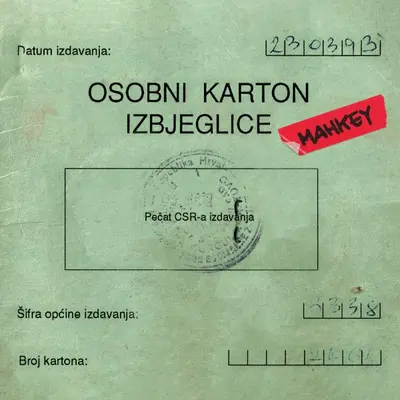 MAHKEY - Osobni Karton Izbjeglice CD