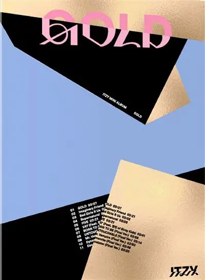 ITZY - Gold (Light Gold Version) CD+BOOK