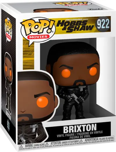 FUNKO POP MOVIES: HOBBS & SHAW- BRIXTON W/ ORANGE EYES-1
