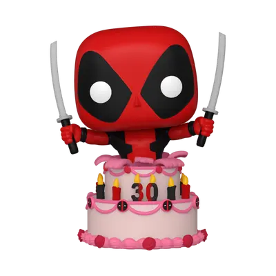 FUNKO POP: MARVEL - DEADPOOL 30TH - DEADPOOL IN CAKE