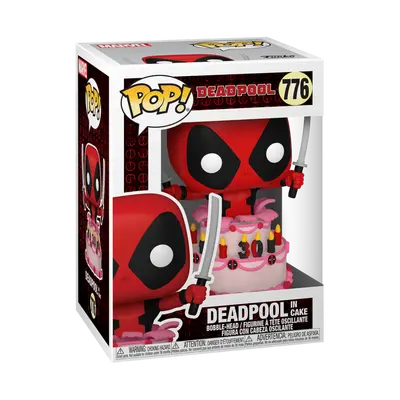 FUNKO POP: MARVEL - DEADPOOL 30TH - DEADPOOL IN CAKE-1