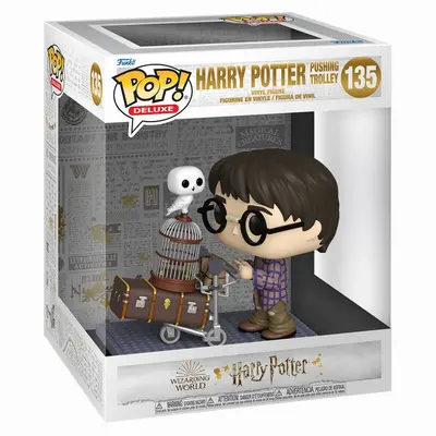 FUNKO POP DELUXE: HP ANNIVERSARY- HARRY PUSHING TROLLEY-1