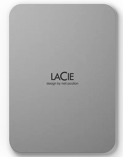 Lacie 5TB Mobile Drive USB-C Moon Silver