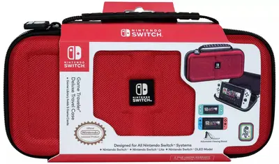 BIGBEN NINTENDO SWITCH DELUXE TRAVEL CASE RED-1