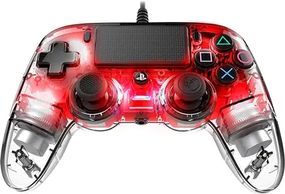 NACON PS4 WIRED ILLUMINATED COMPACT CONTROLLER RED-3