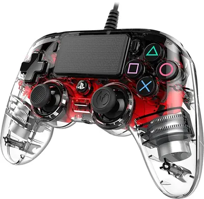 NACON PS4 WIRED ILLUMINATED COMPACT CONTROLLER RED-4