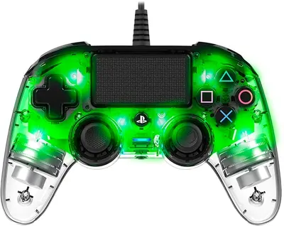 NACON PS4 WIRED ILLUMINATED COMPACT CONTROLLER GREEN-1