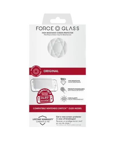 BIGBEN FORCE GLASS SCREEN PROTECTOR FOR NINTENDO SWITCH OLED