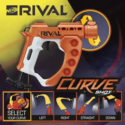 NERF- RIVAL CURVE SHOT FLEX XXI-100 BLASTER-5