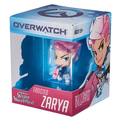 OVERWATCH CUTE BUT DEADLY HOLIDAY FROSTED ZARYA FIGURE