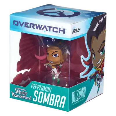 OVERWATCH CUTE BUT DEADLY HOLIDAY PEPPERMINT SOMBRA FIGURE
