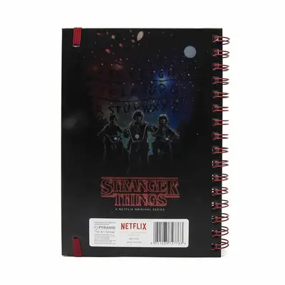 PYRAMID STRANGER THINGS (ONE SHEET) A5 METALLIC NOTEBOOK-1