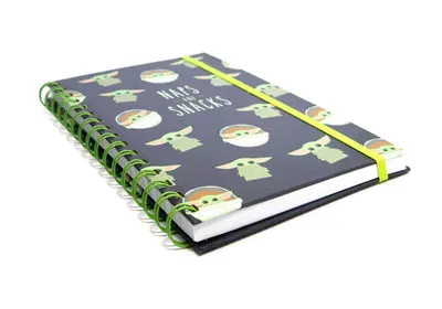 PYRAMID STAR WARS: THE MANDALORIAN (NAPS AND SNACKS) A5 WIRO NOTEBOOK-2