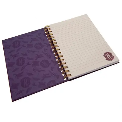 PYRAMID WEDNESDAY (NEVERMORE SHIELD) A5 WIRO NOTEBOOK-2