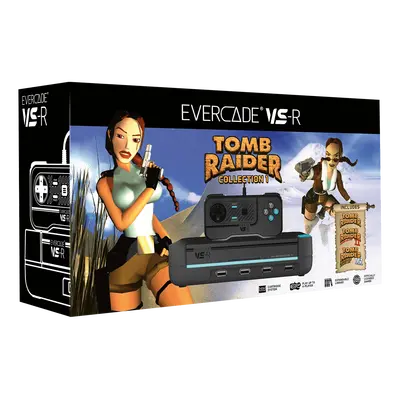 EVERCADE VS-R CONSOLE WITH TOMB RAIDER COLLECTION 1-8