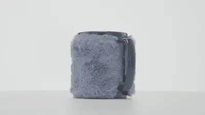 PYRAMID MICKEY MOUSE (SMILE) FUZZY MUG-6