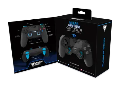 DRAGONSHOCK MIZAR WIRELESS CONTROLLER BLACK PS4, PC, MOBILE-6