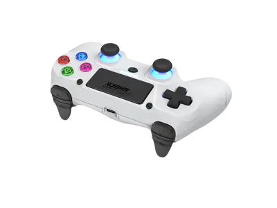 DRAGONSHOCK MIZAR WIRELESS CONTROLLER WHITE PS4, PC, MOBILE-6