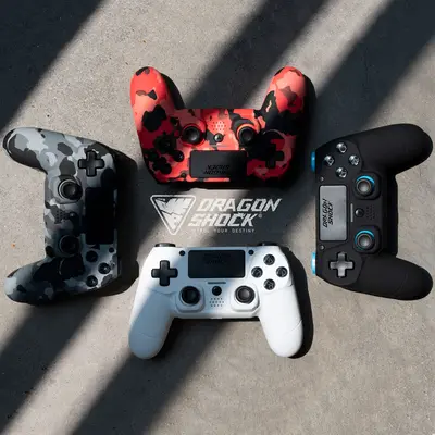 DRAGONSHOCK MIZAR WIRELESS CONTROLLER WHITE PS4, PC, MOBILE-8