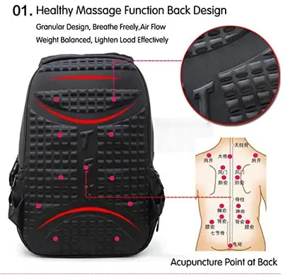 TIGERNU BACKPACK LAPTOP T-B3097 15.6" BLACK-5
