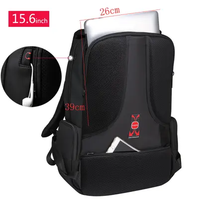 TIGERNU BACKPACK LAPTOP T-B3143-USB 15.6" BLACK-7