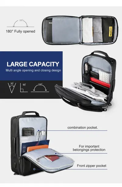 TIGERNU BACKPACK/BAG LAPTOP T-B3639 15.6" BLACK-6