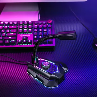 MARVO MIC-05 WIRED MICROPHONE RGB-7