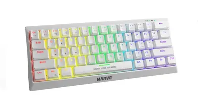MARVO KG962 MECHANICAL KEYBOARD - WHITE-1
