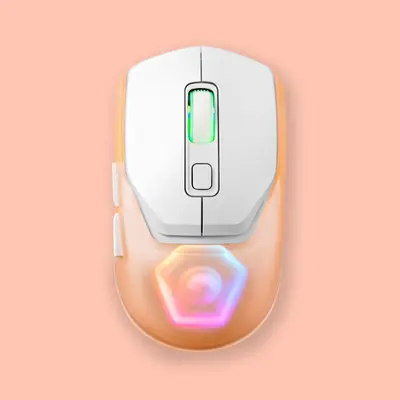 MARVO Z FIT PRO G1W WIRELESS GAMING MOUSE WHITE-1