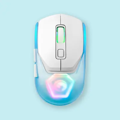 MARVO Z FIT PRO G1W WIRELESS GAMING MOUSE WHITE-3
