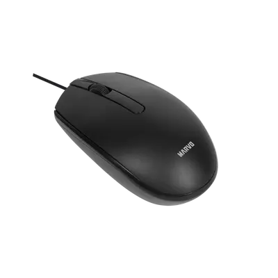 MARVO OFFICE MS003 BK WIRED MOUSE-1