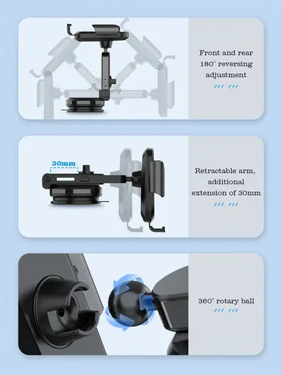 LDNIO MOBILE PHONE HOLDER & CHARGER WIRELESS 15W MW21-9