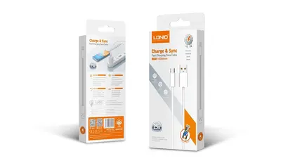 LDNIO CHARGING DATA CABLE BRAIDED (A-C) 25W 1M TYPE-C WHITE LS901_C-6
