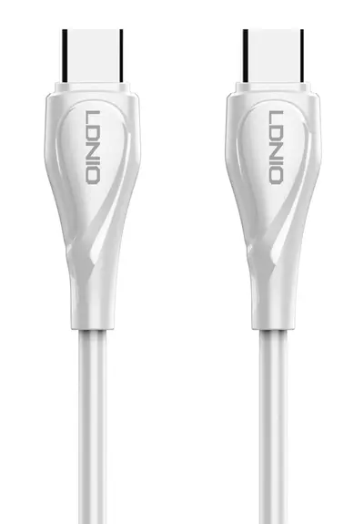 LDNIO CHARGING DATA CABLE (C-C) 65W 2M WHITE LC611C