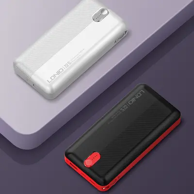 LDNIO POWER BANK 20000mAh 22,5W 5V 3A 2 PORT (2A) + 2 CABLE (1C1L) PQ24-7