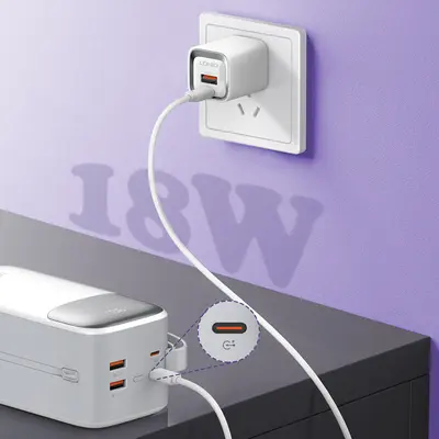 LDNIO POWER BANK 50000mAh 22,5W 5V 3A 2 PORT (2A) + 2 CABLE (1C1L) PQ50-6