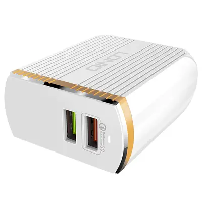 LDNIO SET ADAPTER A2502Q 220V 2X USB 1X QC 3.0 1x 2,4A + MICRO CABLE-2