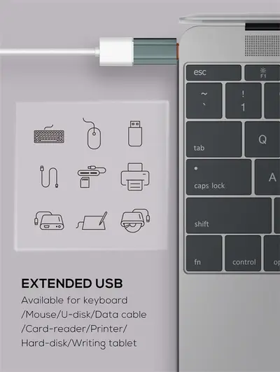 LDNIO OTG ADAPTER USB-C TO USB-A LC140-8