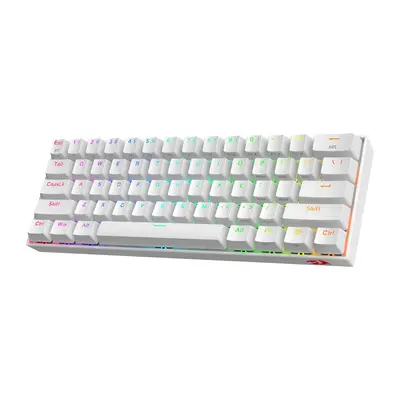 KEYBOARD - REDRAGON DRACONIC K530RGB PRO BT/WIRED MECHANICAL WHITE RED SWITCH-2