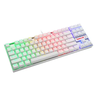 KEYBOARD - REDRAGON KUMARA K552 RGB MECHANICAL WHITE RED SWITCH-3