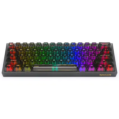 KEYBOARD - REDRAGON FIZZ K617CTB-RGB WIRED MECHANICAL-2