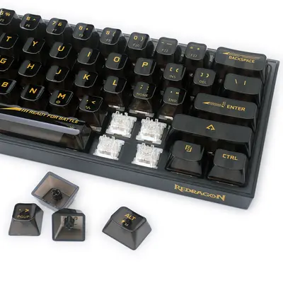 KEYBOARD - REDRAGON FIZZ K617CTB-RGB WIRED MECHANICAL-5