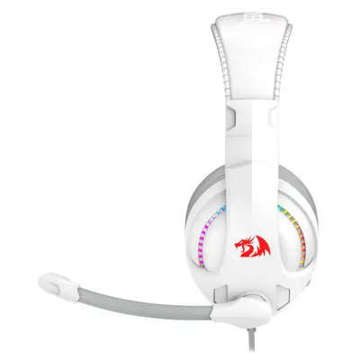 HEADSET - REDRAGON CRONUS H211W-RGB WIRED WHITE-2